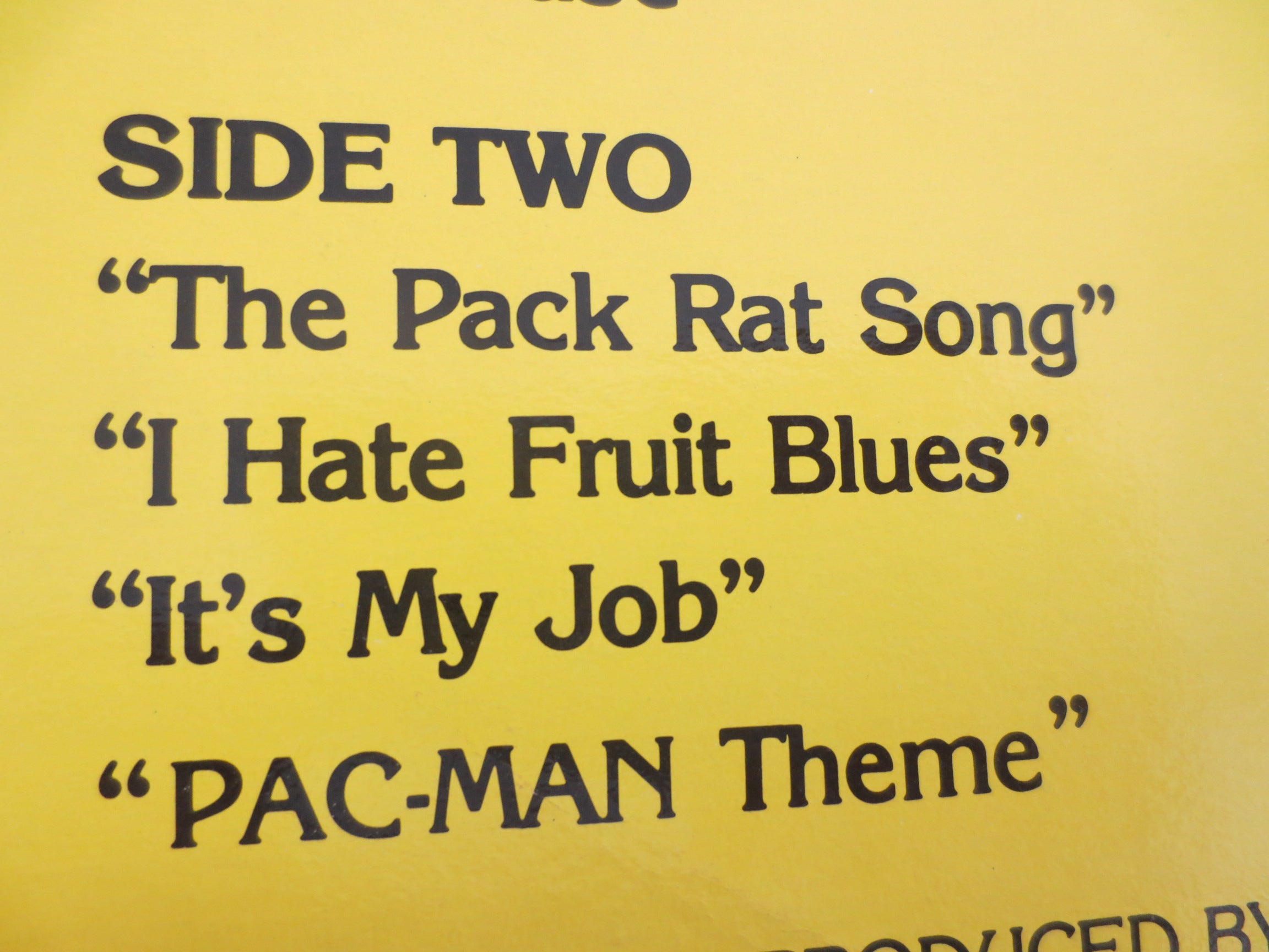 Pac-Man – The Amazing Adventures of Pac-Man (1982) Vinyl LP