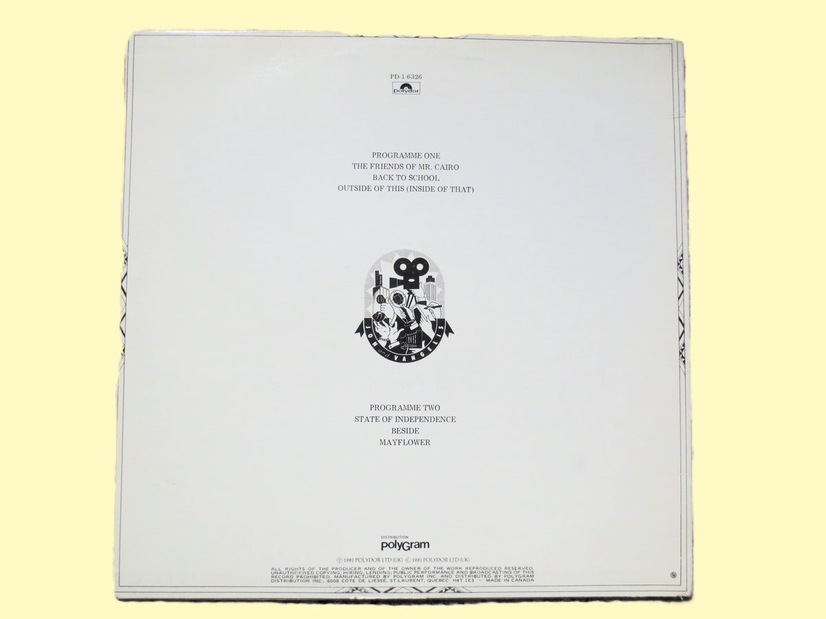 Jon & Vangelis – The Friends of Mr. Cairo (1981) Vinyl LP