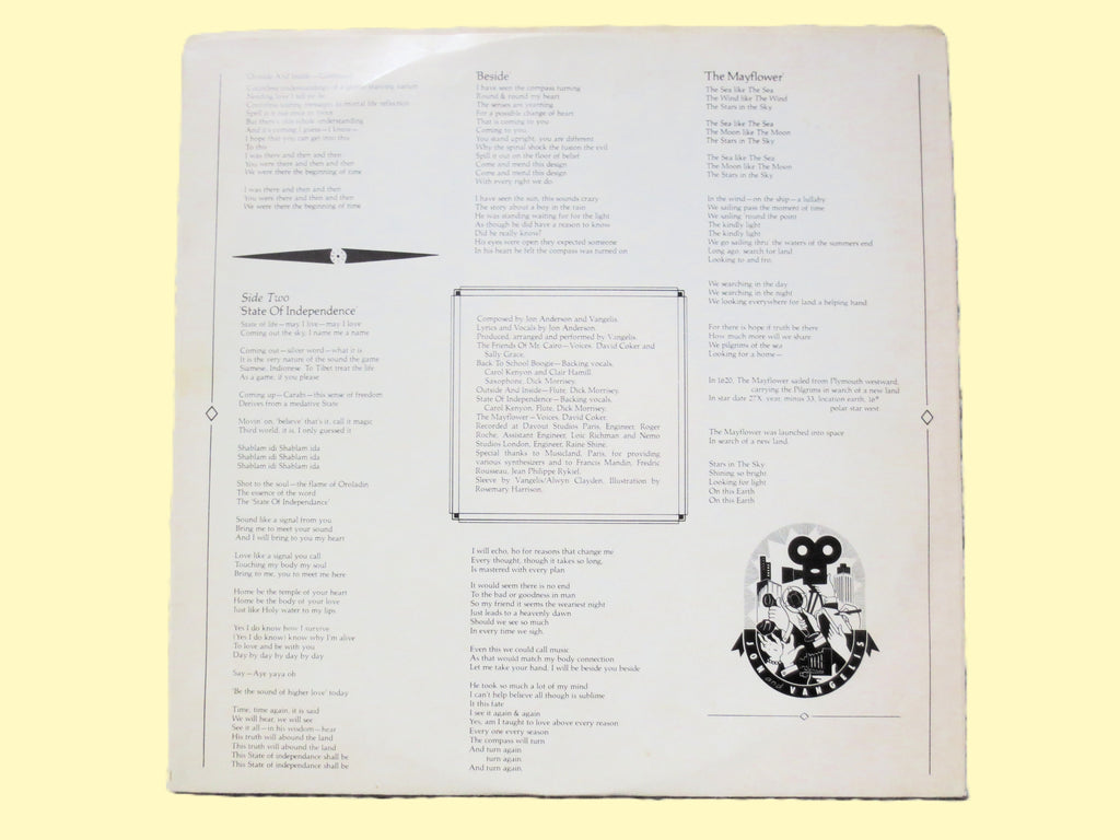 Jon & Vangelis – The Friends of Mr. Cairo (1981) Vinyl LP