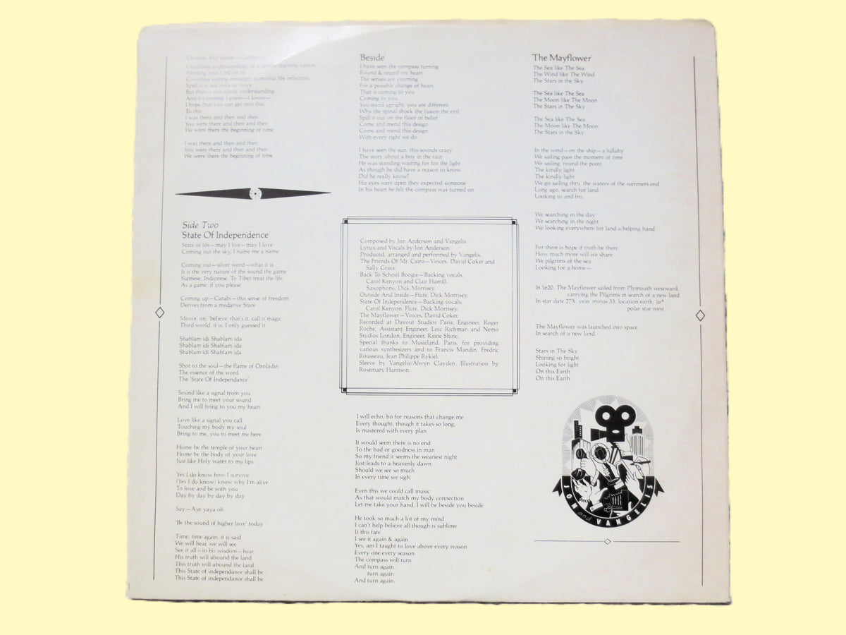 Jon & Vangelis – The Friends of Mr. Cairo (1981) Vinyl LP