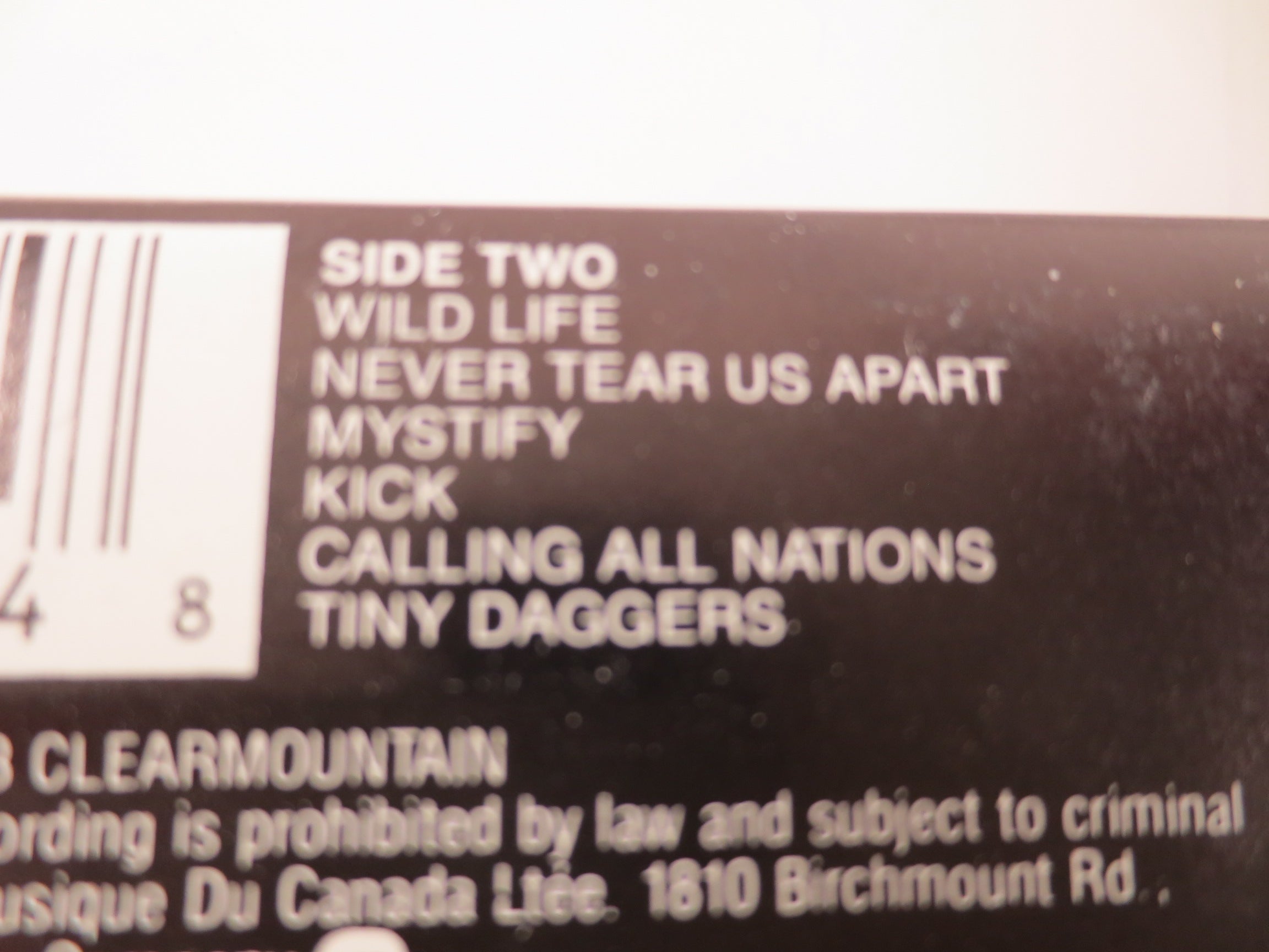 INXS – Kick (1987) Cassette