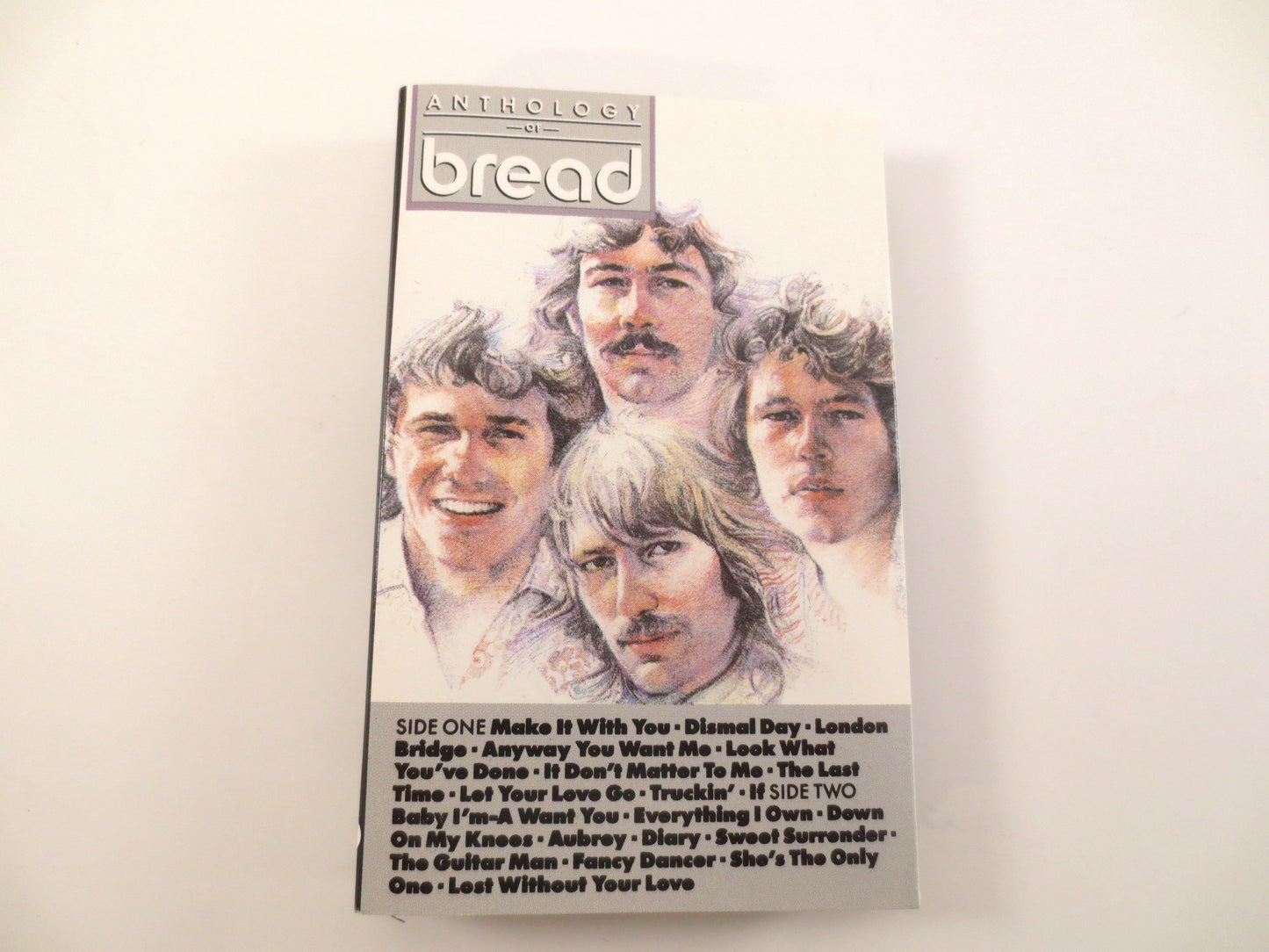 BREAD, ANTHOLOGY, Bread Tape, Bread Album, Bread Music, Bread Song, Tape Cassette, Pop Tape, Pop Cassette, Cassette Tape, 1985 Cassette