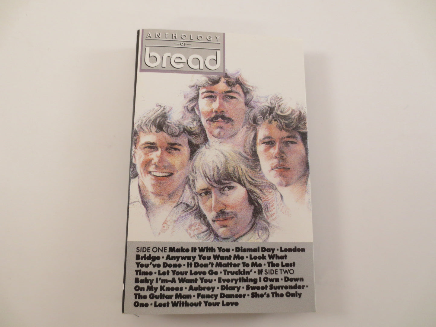BREAD, ANTHOLOGY, Bread Tape, Bread Album, Bread Music, Bread Song, Tape Cassette, Pop Tape, Pop Cassette, Cassette Tape, 1985 Cassette
