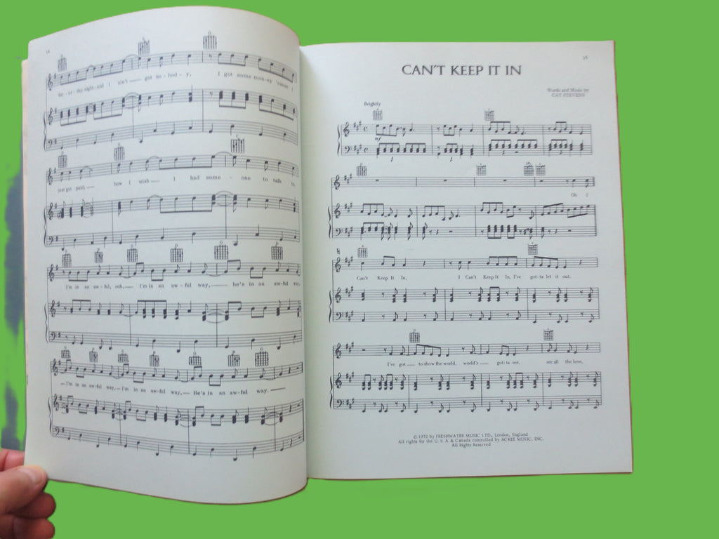Cat Stevens – Greatest Hits Sheet Music Songbook