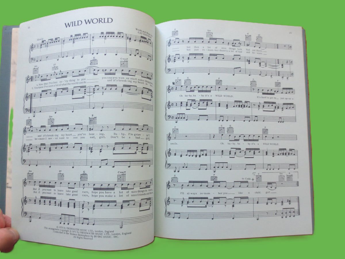 Cat Stevens – Greatest Hits Sheet Music Songbook
