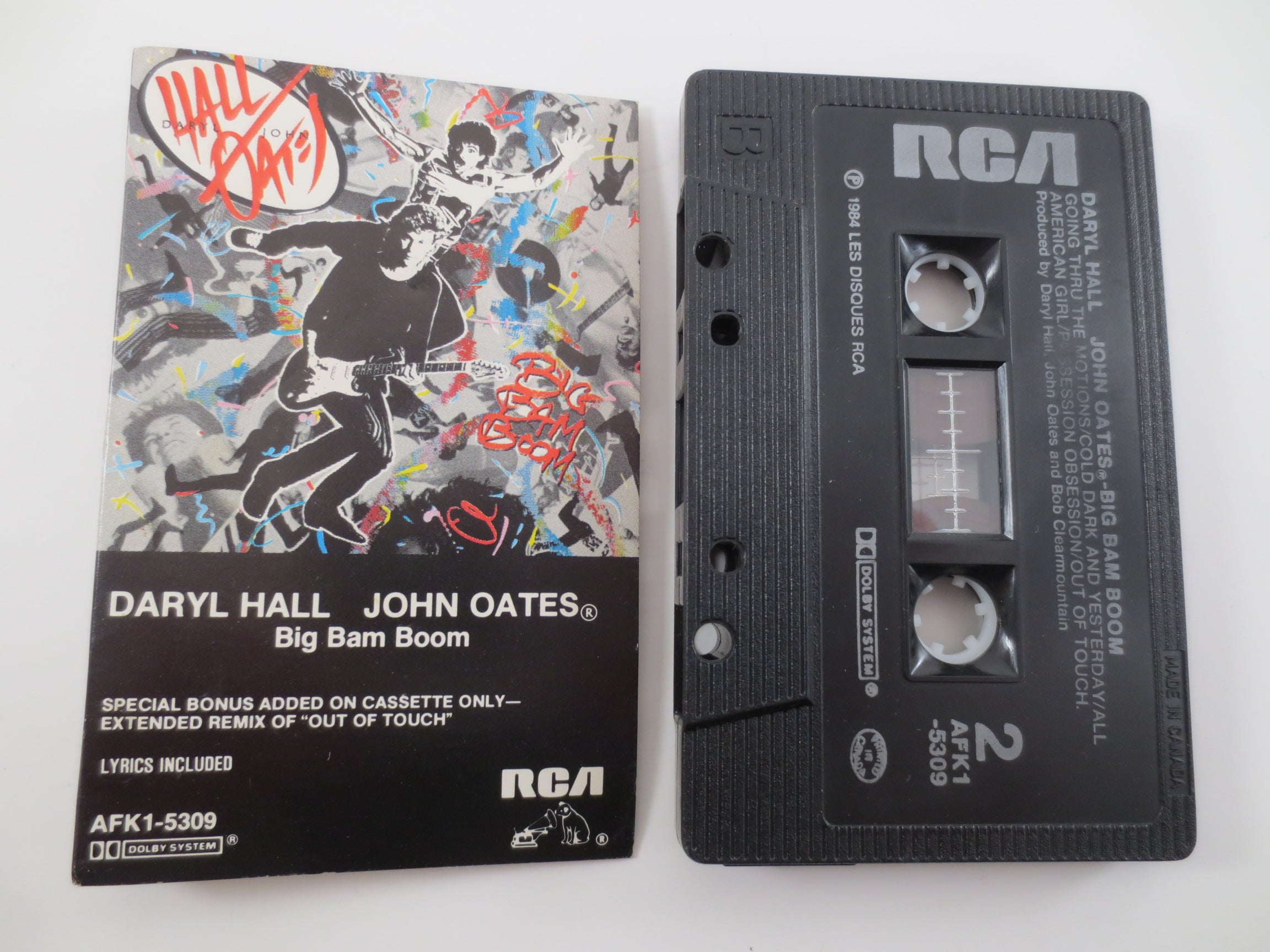 Hall & Oates – Big Bam Boom (1984) Cassette