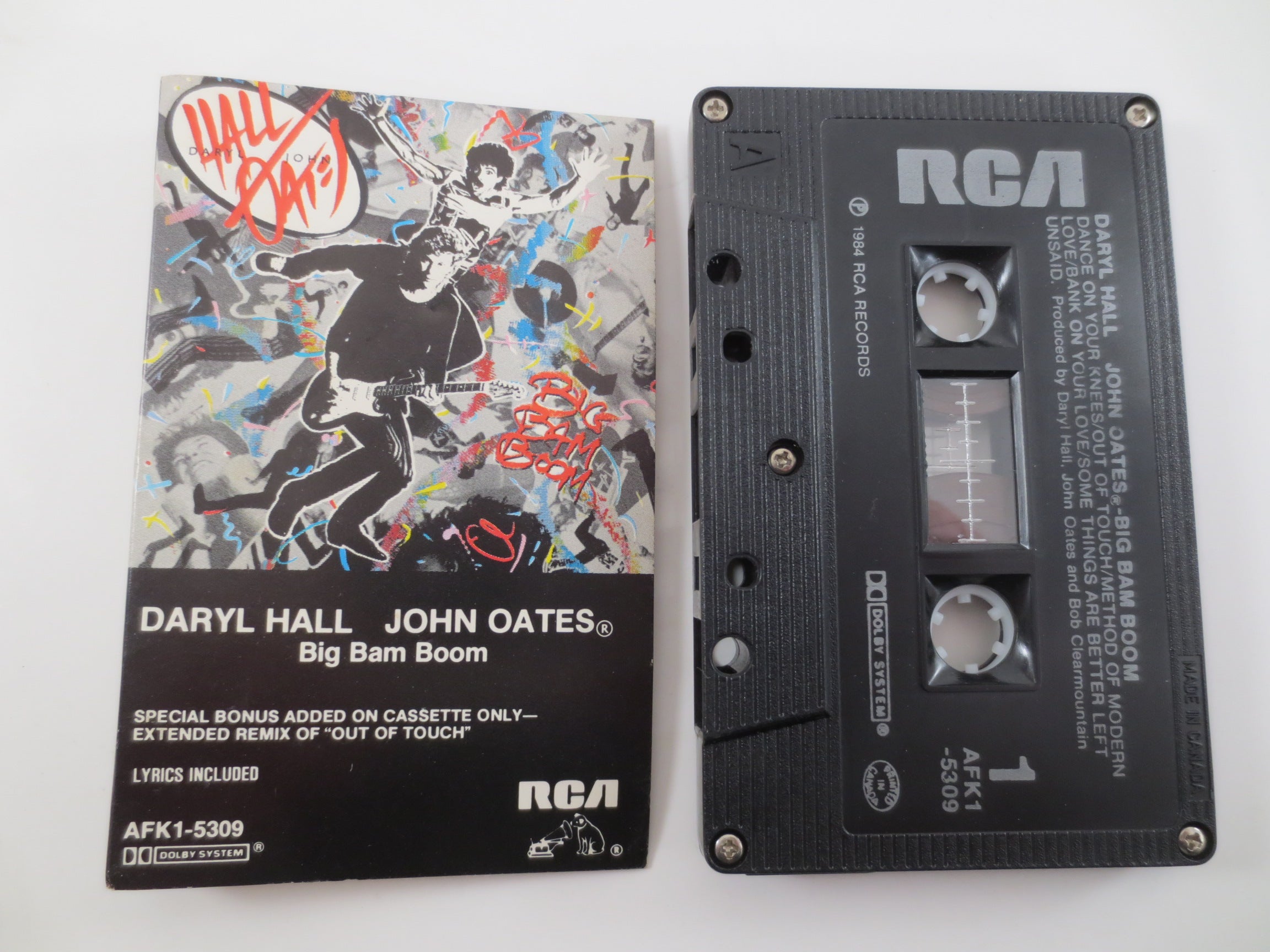 Hall & Oates – Big Bam Boom (1984) Cassette