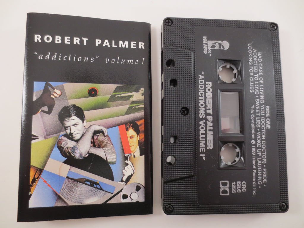 ROBERT PALMER, Addictions Vol. 1, 1989 Cassette Tape, Vintage Cassette