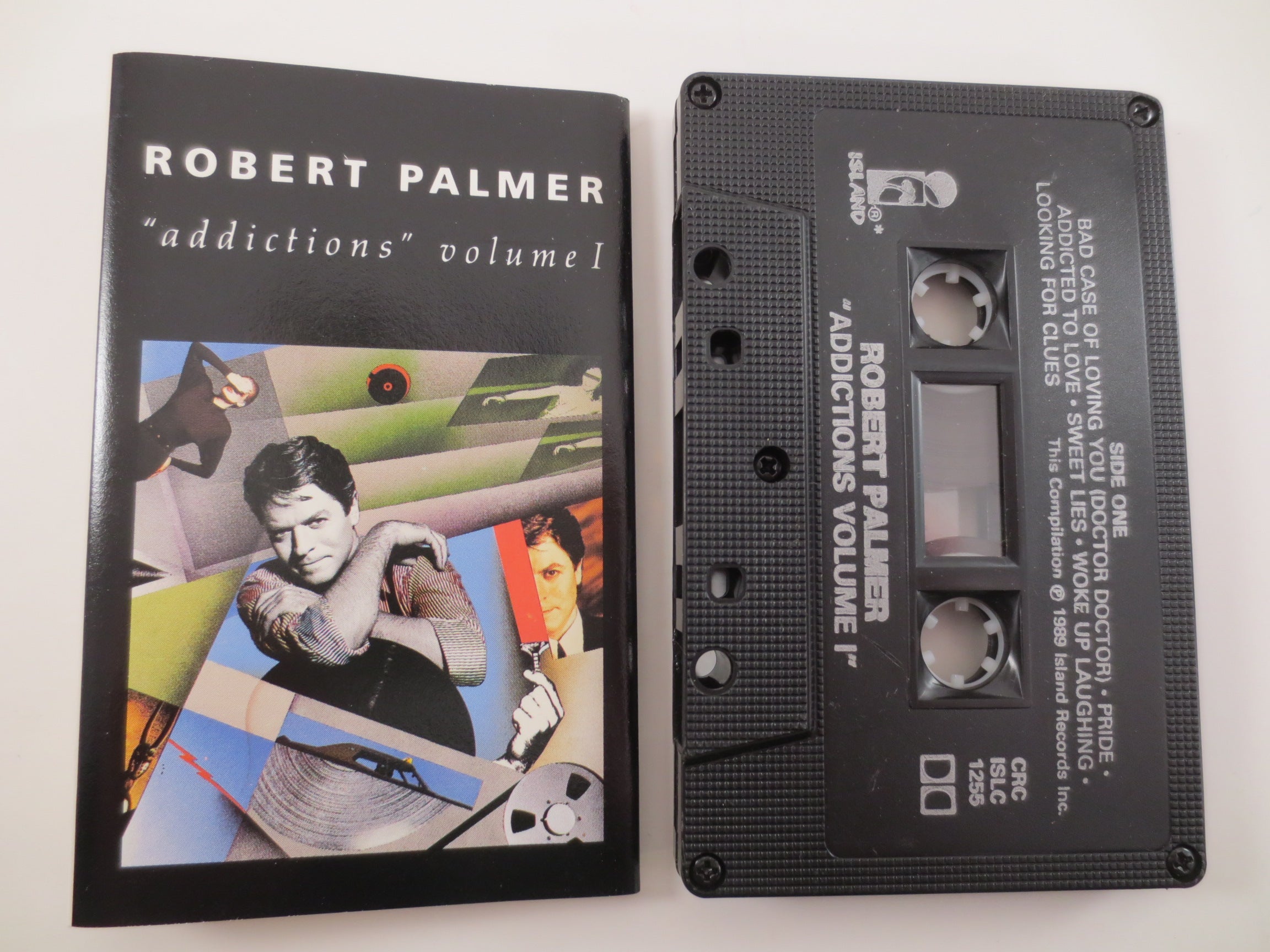 ROBERT PALMER, Addictions Vol. 1, 1989 Cassette Tape, Vintage Cassette