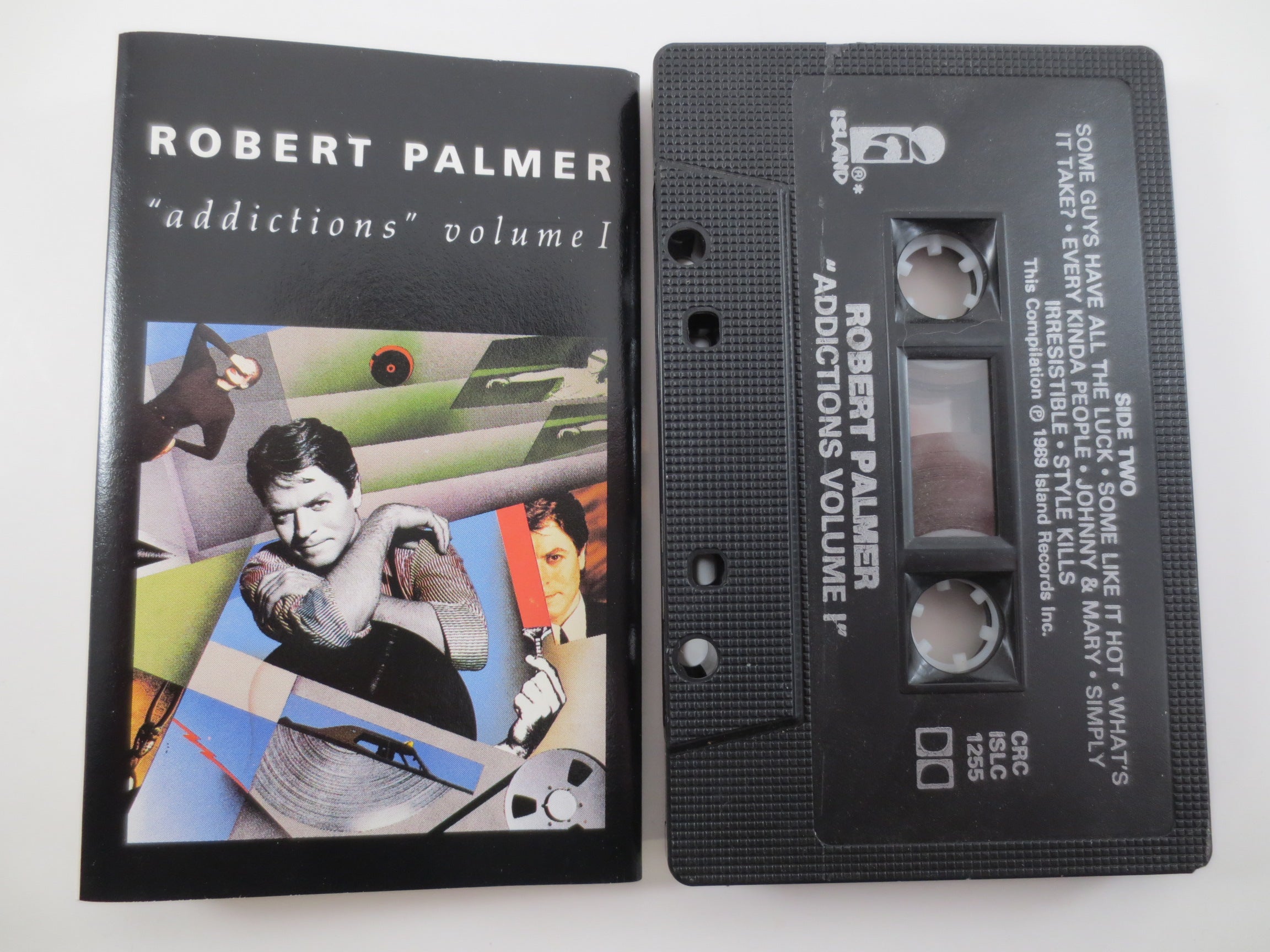 ROBERT PALMER, Addictions Vol. 1, 1989 Cassette Tape, Vintage Cassette
