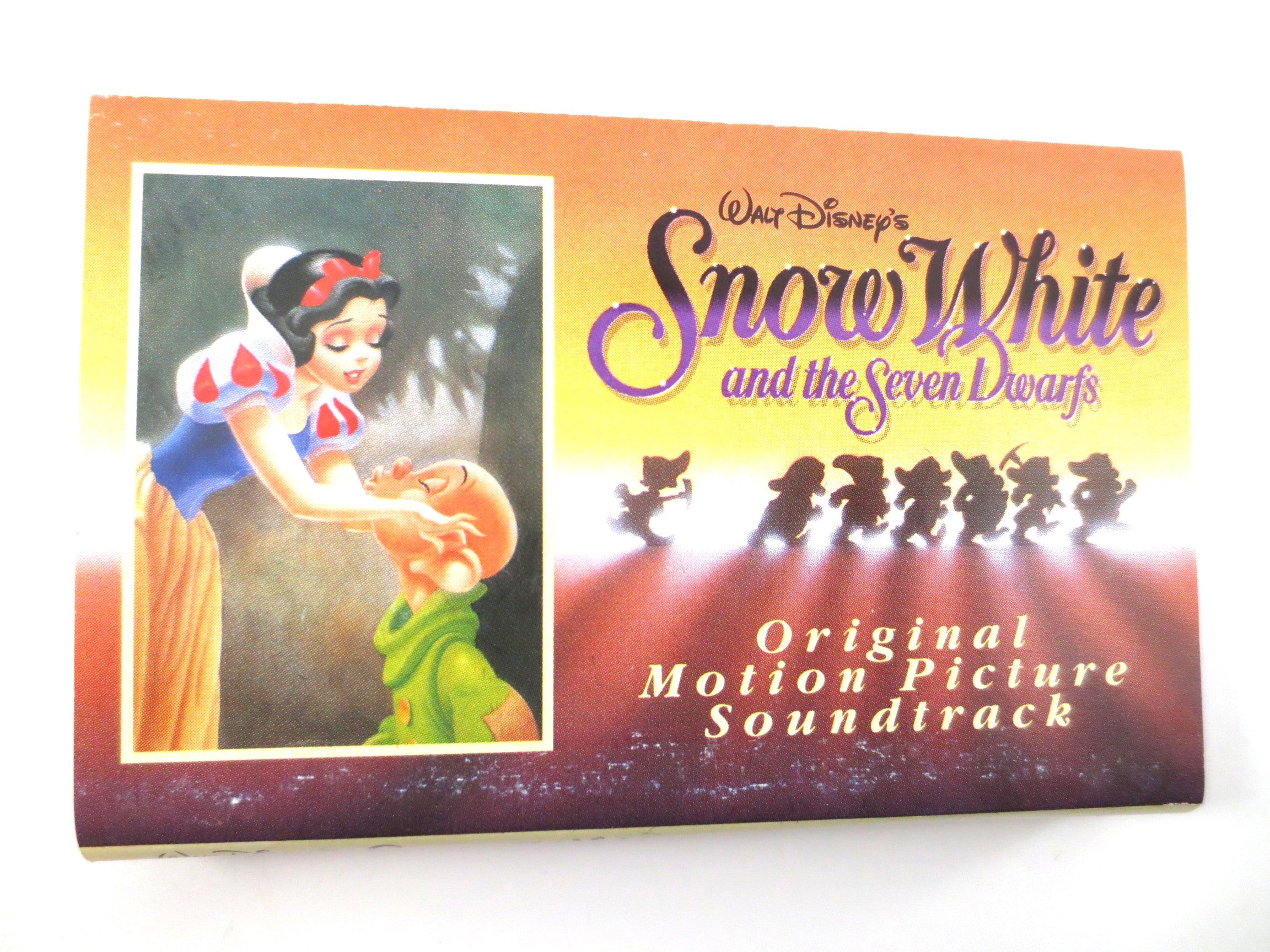SNOW WHITE, Disney Music, 1993 Cassette Tape, Vinyl Lp