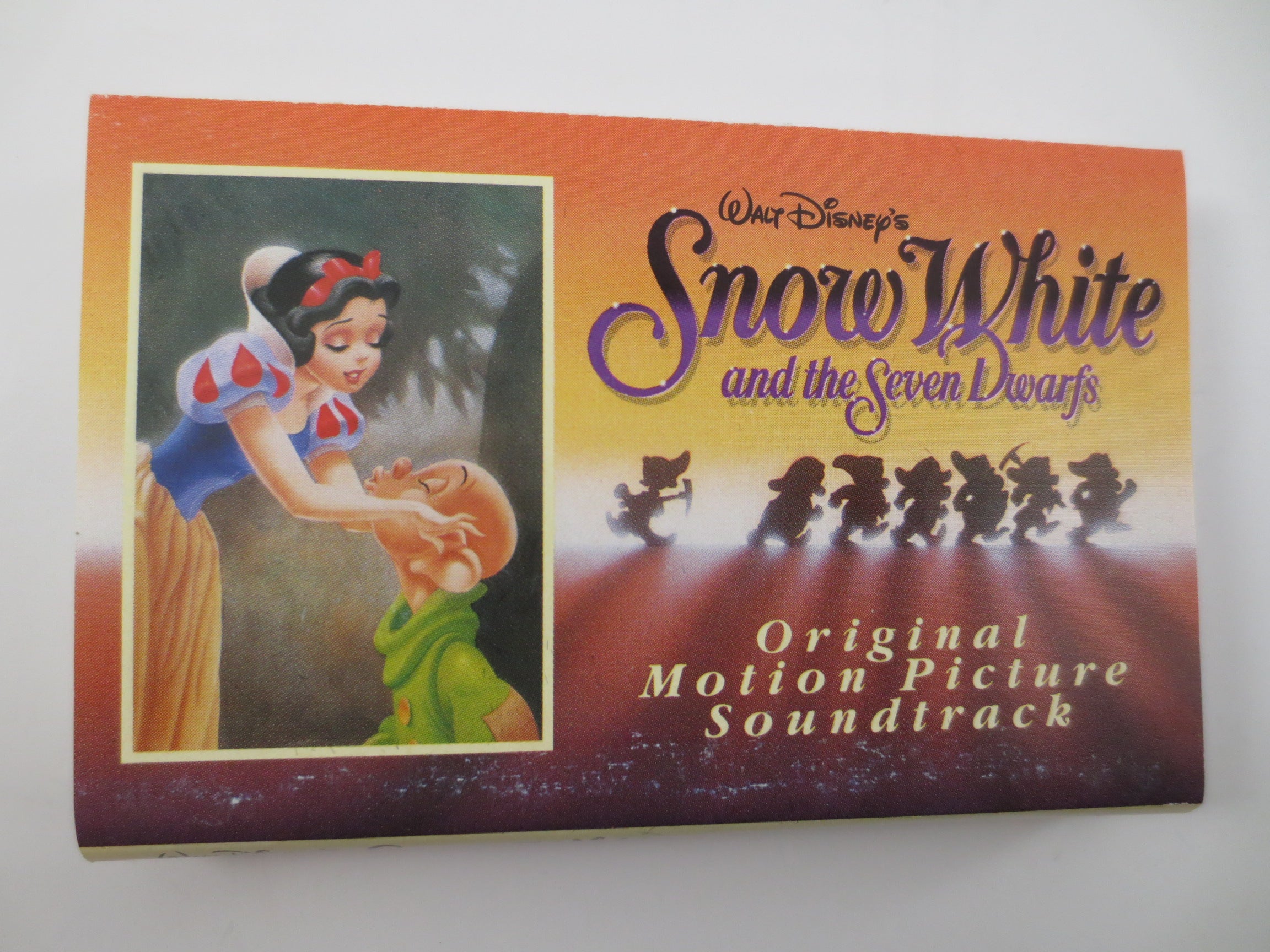 SNOW WHITE, Disney Music, 1993 Cassette Tape, Vinyl Lp