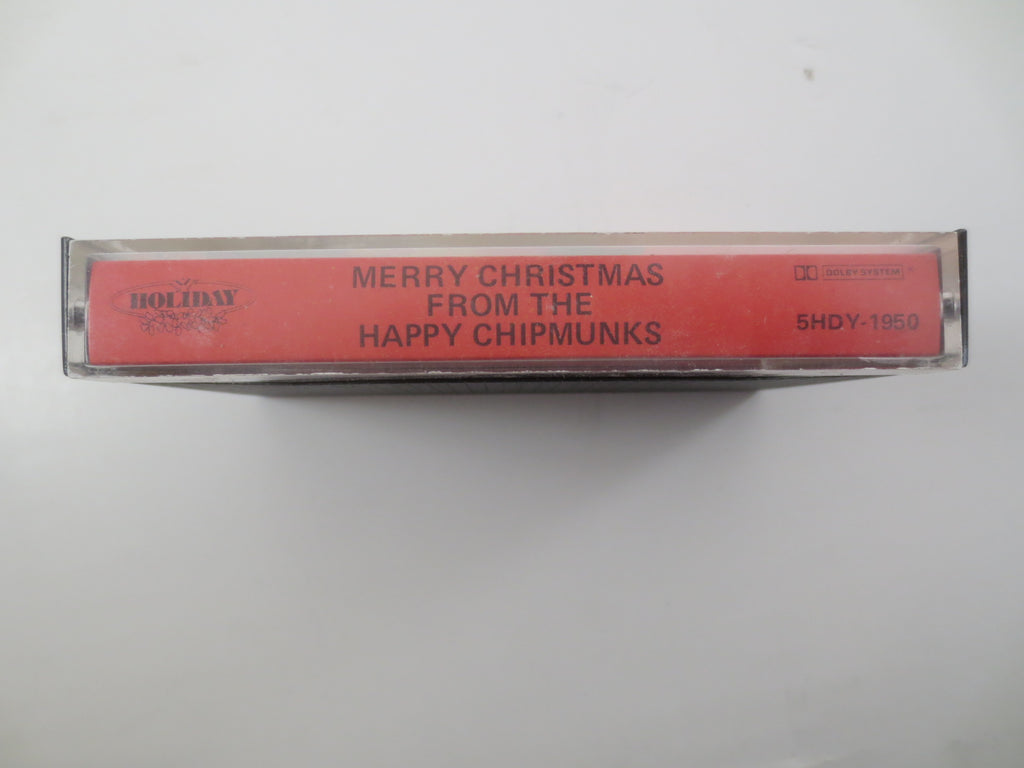 The HAPPY CHIPMUNKS, Merry Christmas, 1982 Cassette Tape, Vintage Cassette