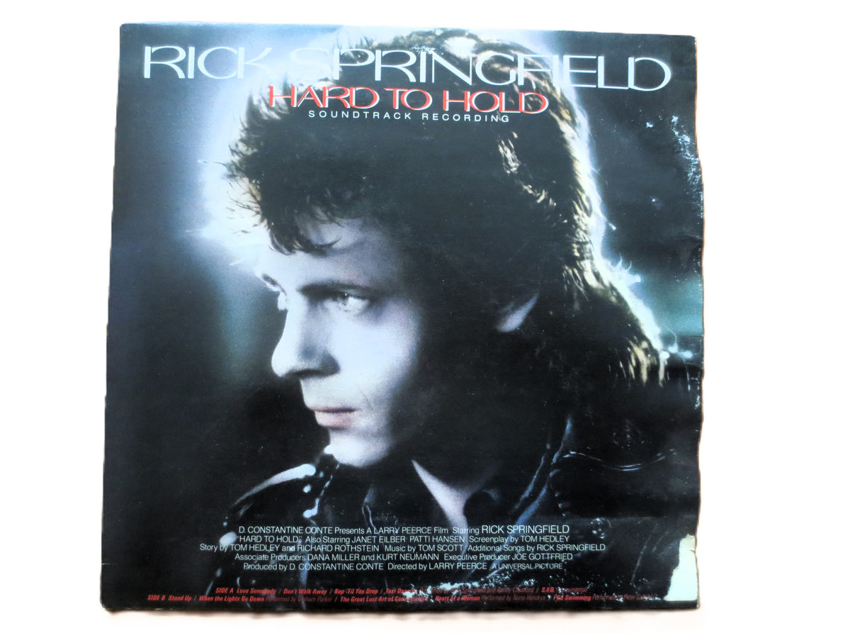 Rick Springfield – Hard to Hold: Soundtrack Recording (1984) Vinyl LP
