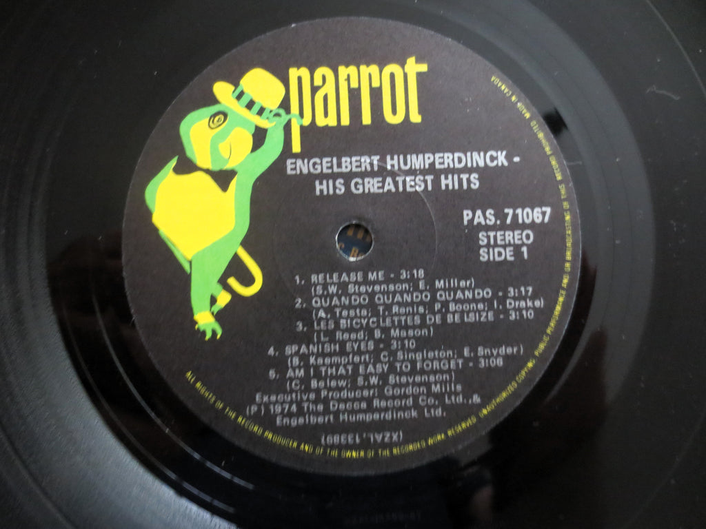 Engelbert Humperdinck – His Greatest Hits (1974) Vinyl LP