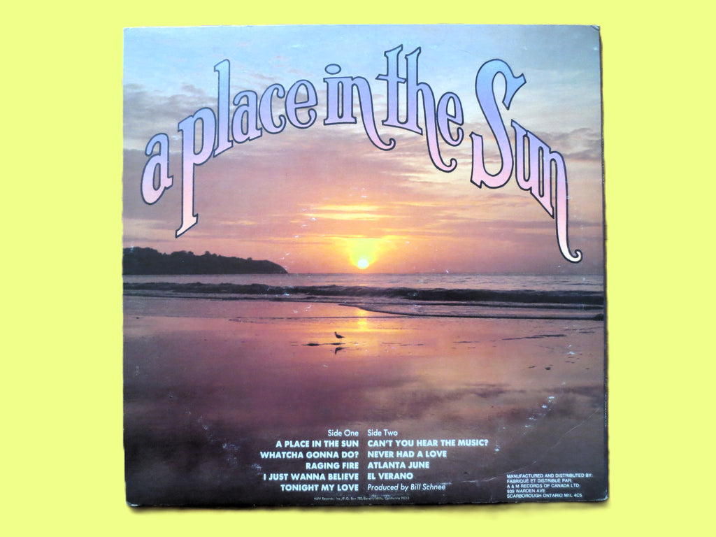Pablo Cruise – A Place in the Sun (1977) Vinyl LP