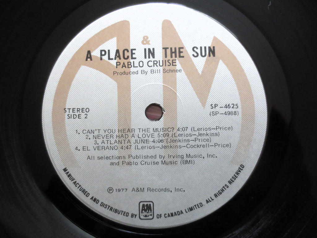 Pablo Cruise – A Place in the Sun (1977) Vinyl LP