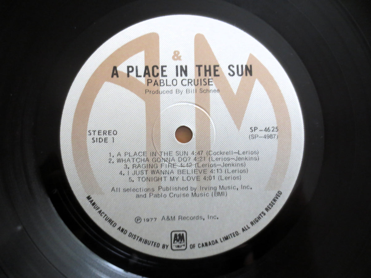 Pablo Cruise – A Place in the Sun (1977) Vinyl LP