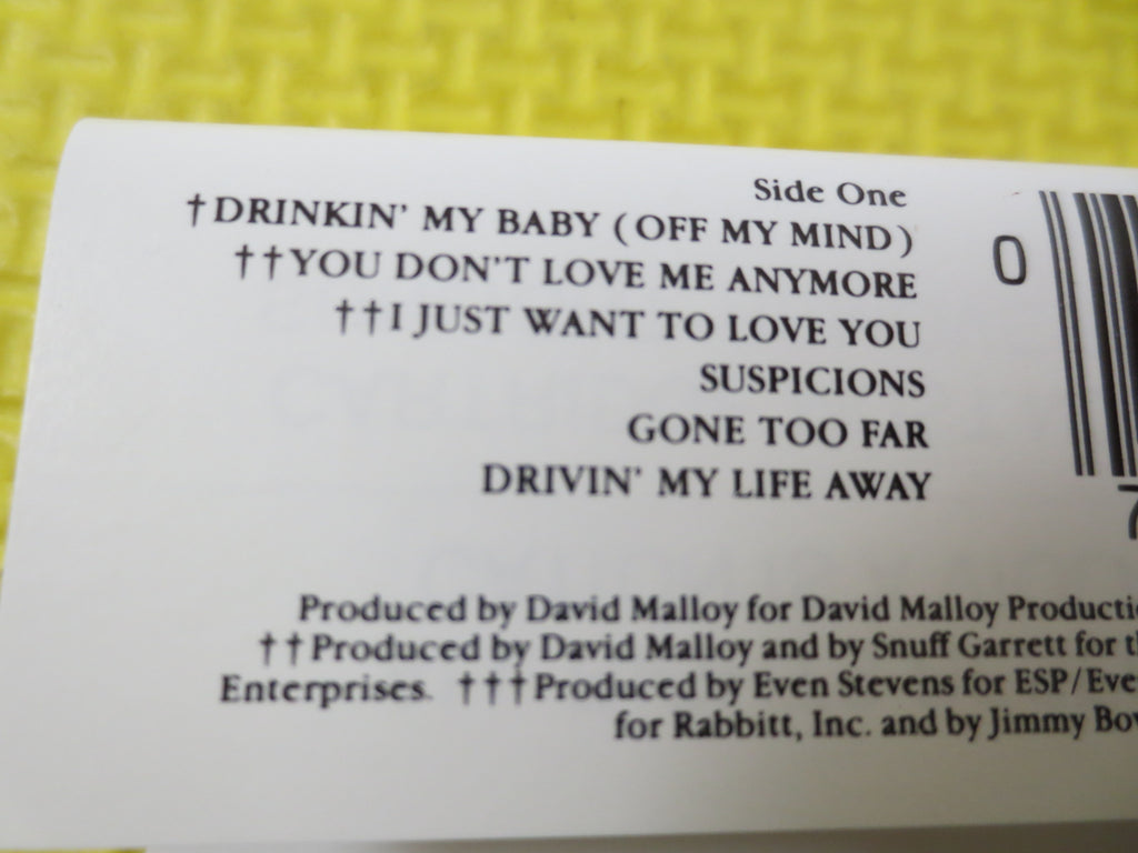 EDDIE RABBITT, Number 1's, 1985 Cassette Tape, Vintage Cassette