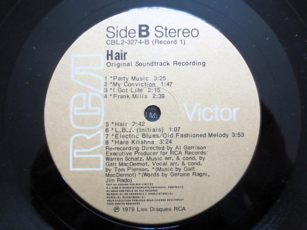 Hair – Original Soundtrack (1979) Vinyl LP, 2 Discs