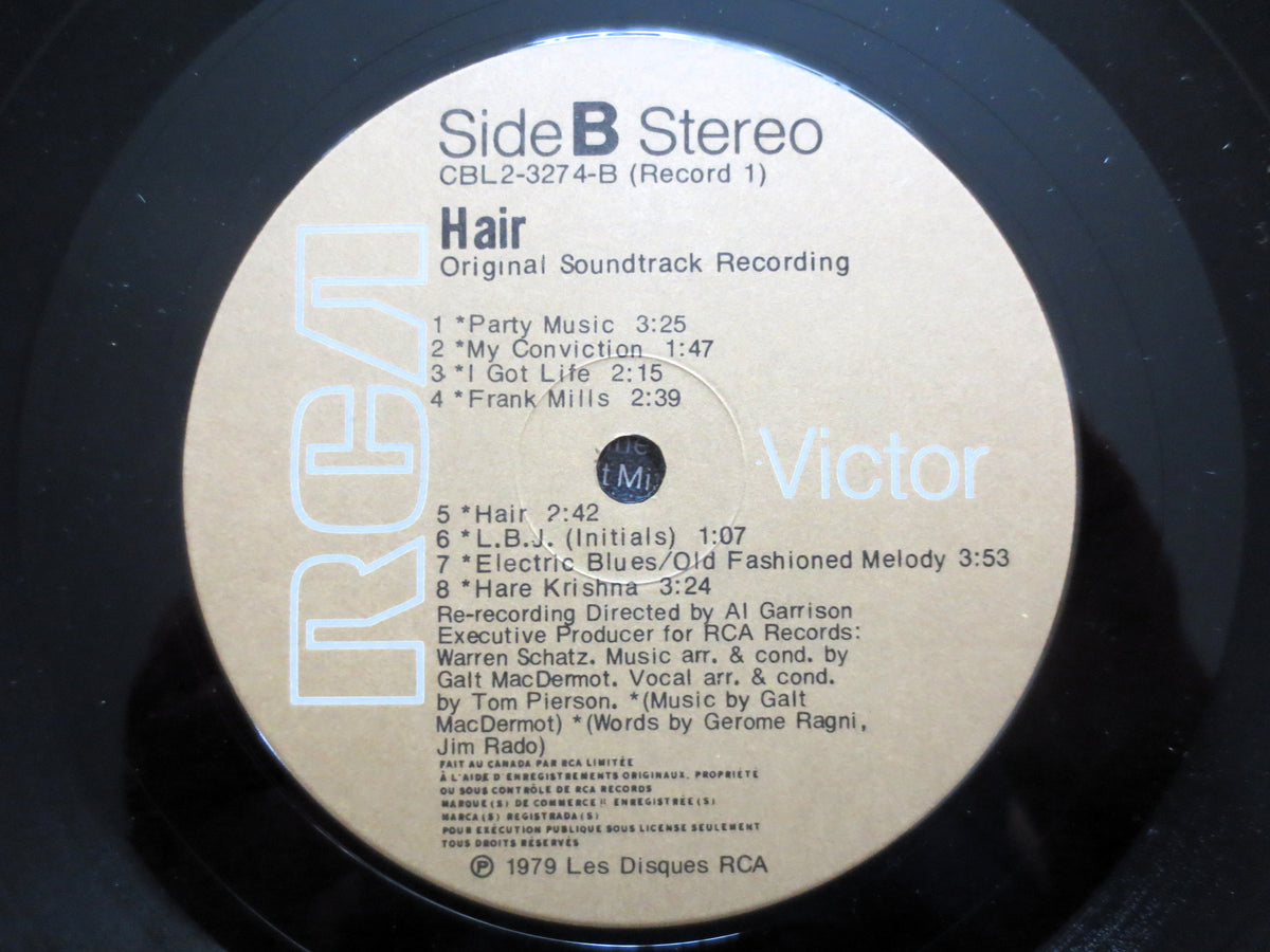 Hair – Original Soundtrack (1979) Vinyl LP, 2 Discs