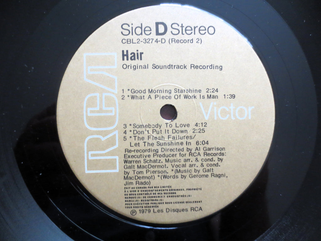 Hair – Original Soundtrack (1979) Vinyl LP, 2 Discs
