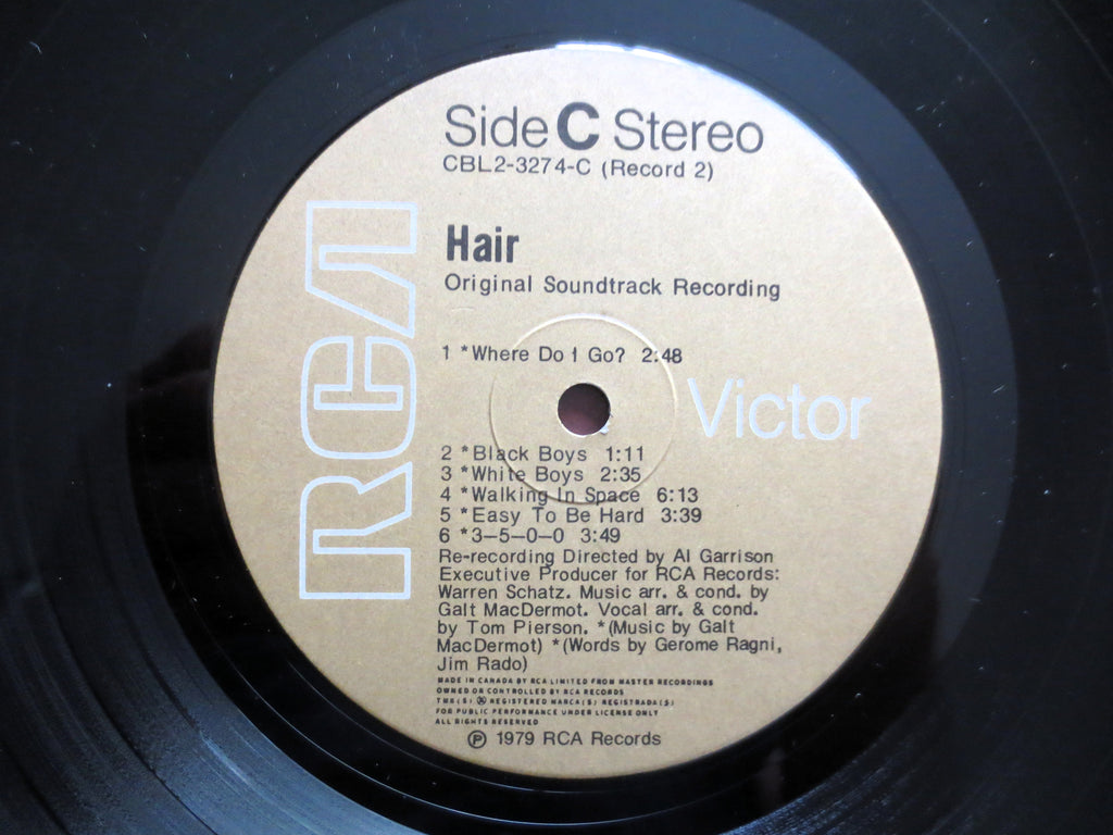 Hair – Original Soundtrack (1979) Vinyl LP, 2 Discs