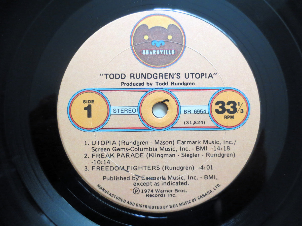 Todd Rundgren – Utopia (1974) Vinyl LP
