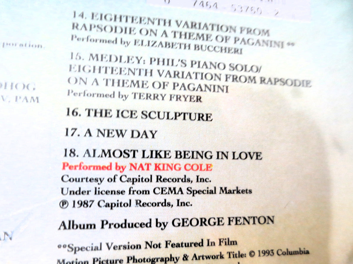 Groundhog Day: Original Motion Picture Soundtrack (1993) CD