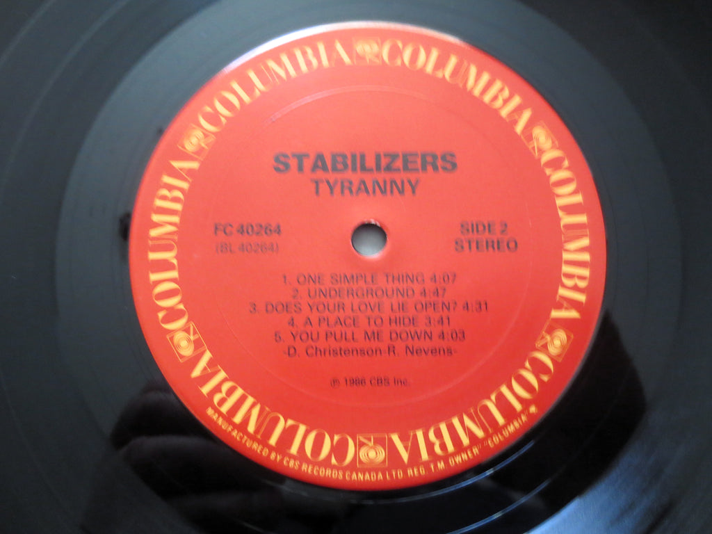 Stabilizers – Tyranny (1986) Vinyl LP