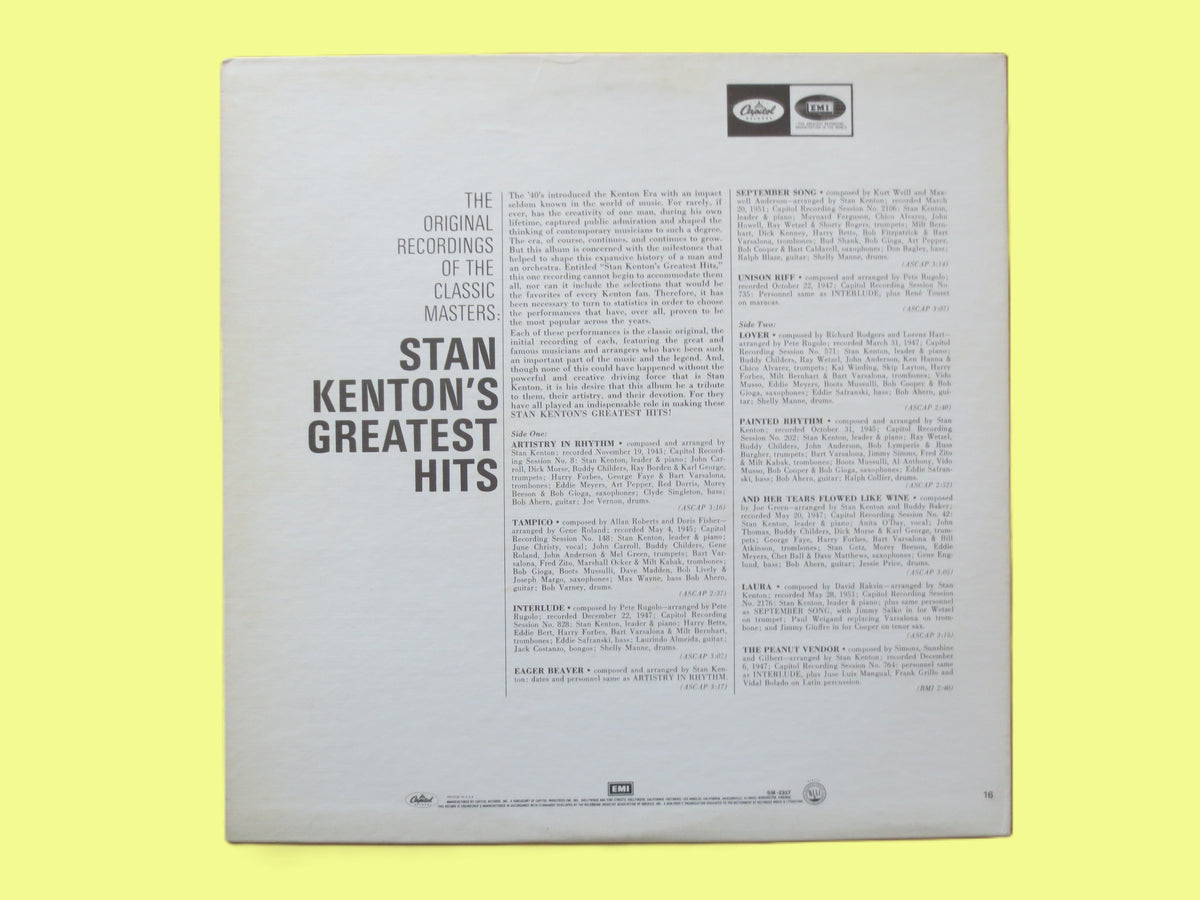 Stan Kenton – Greatest Hits (1975) Vinyl LP