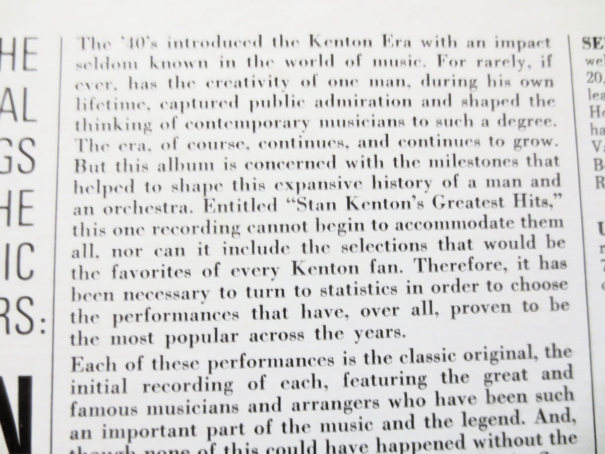 Stan Kenton – Greatest Hits (1975) Vinyl LP