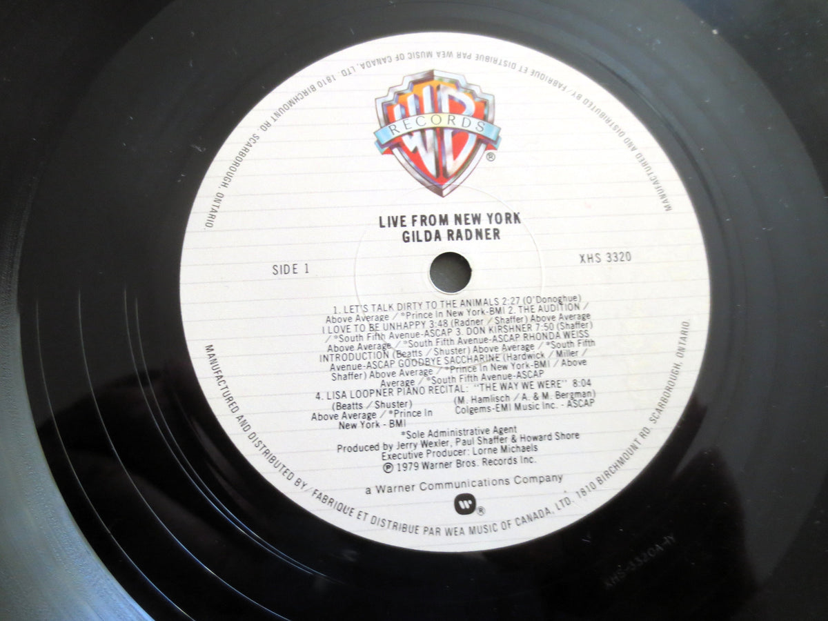 Gilda Radner – Live from New York (1979) Vinyl LP