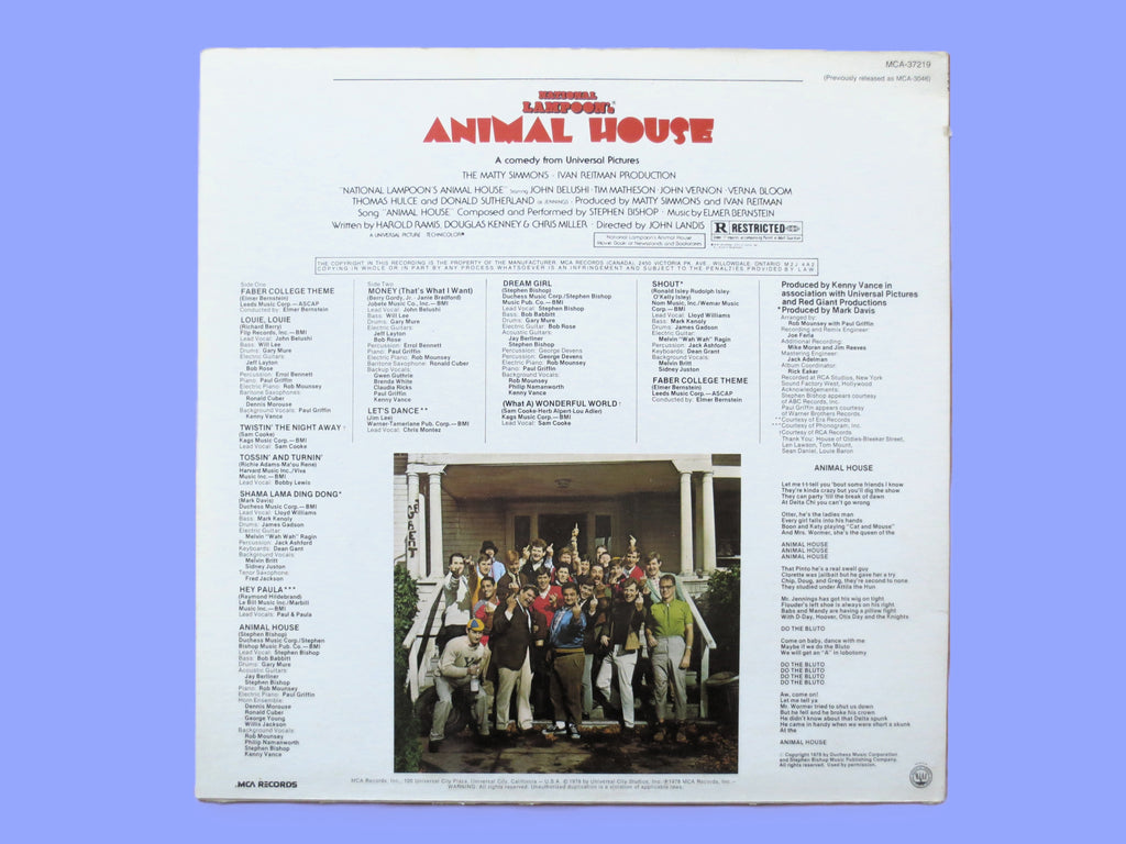 Various Artists – Animal House: Original Motion Picture Soundtrack (1980) Vinyl LP