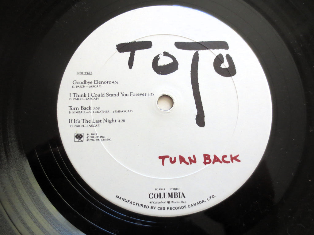 Toto – Turn Back (1981) Vinyl LP