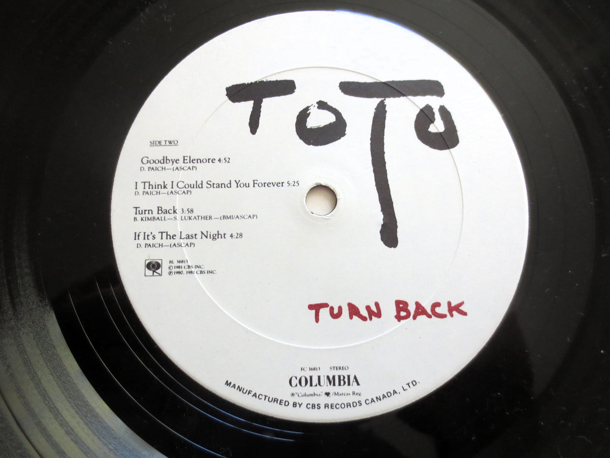 Toto – Turn Back (1981) Vinyl LP