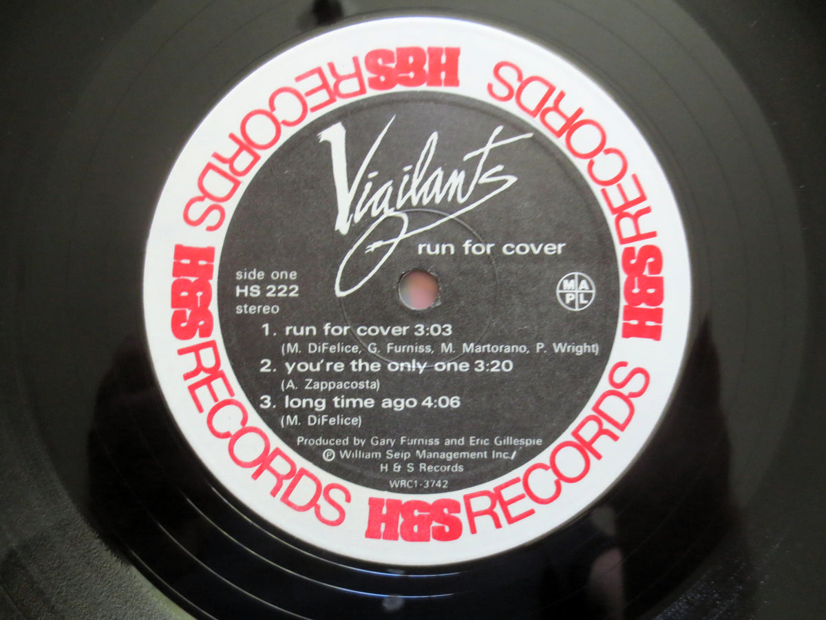 Vigilants – Run for Cover (1984) Vinyl LP