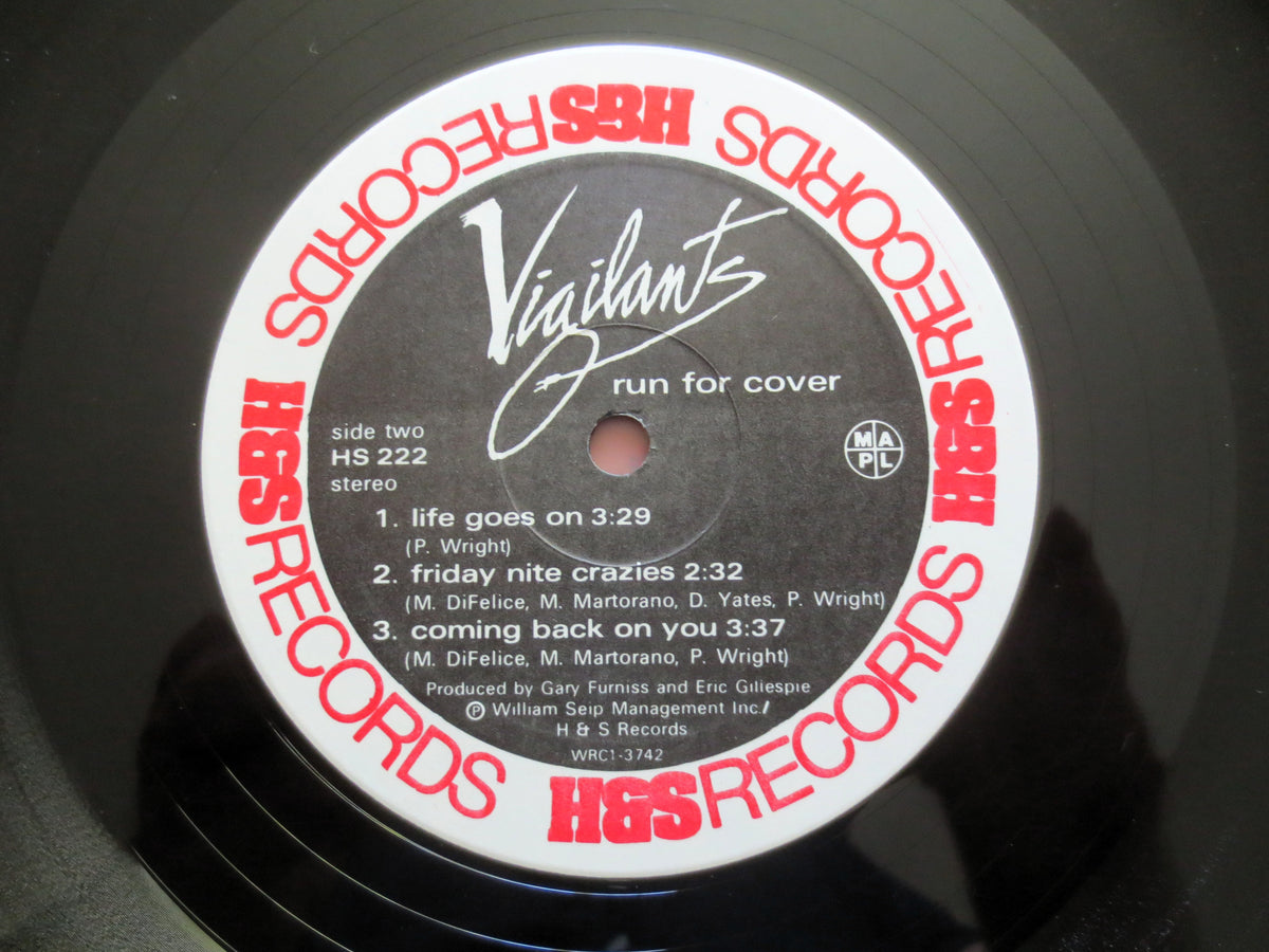 Vigilants – Run for Cover (1984) Vinyl LP