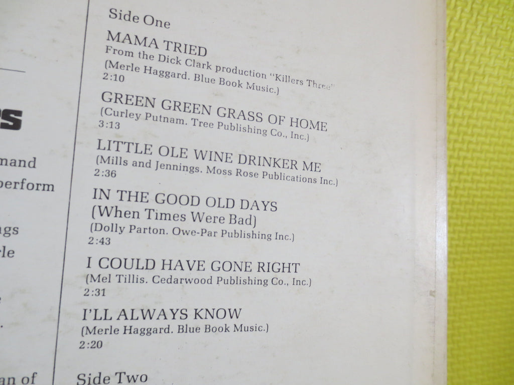 Merle Haggard – Mama Tried (1968) Vinyl LP
