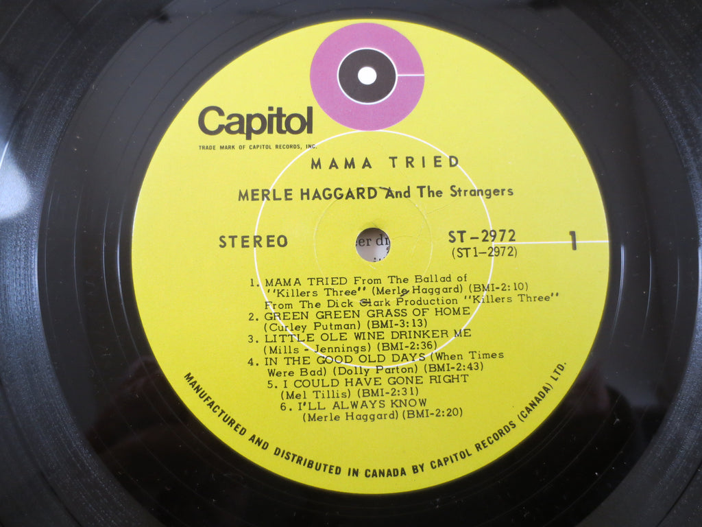 Merle Haggard – Mama Tried (1968) Vinyl LP
