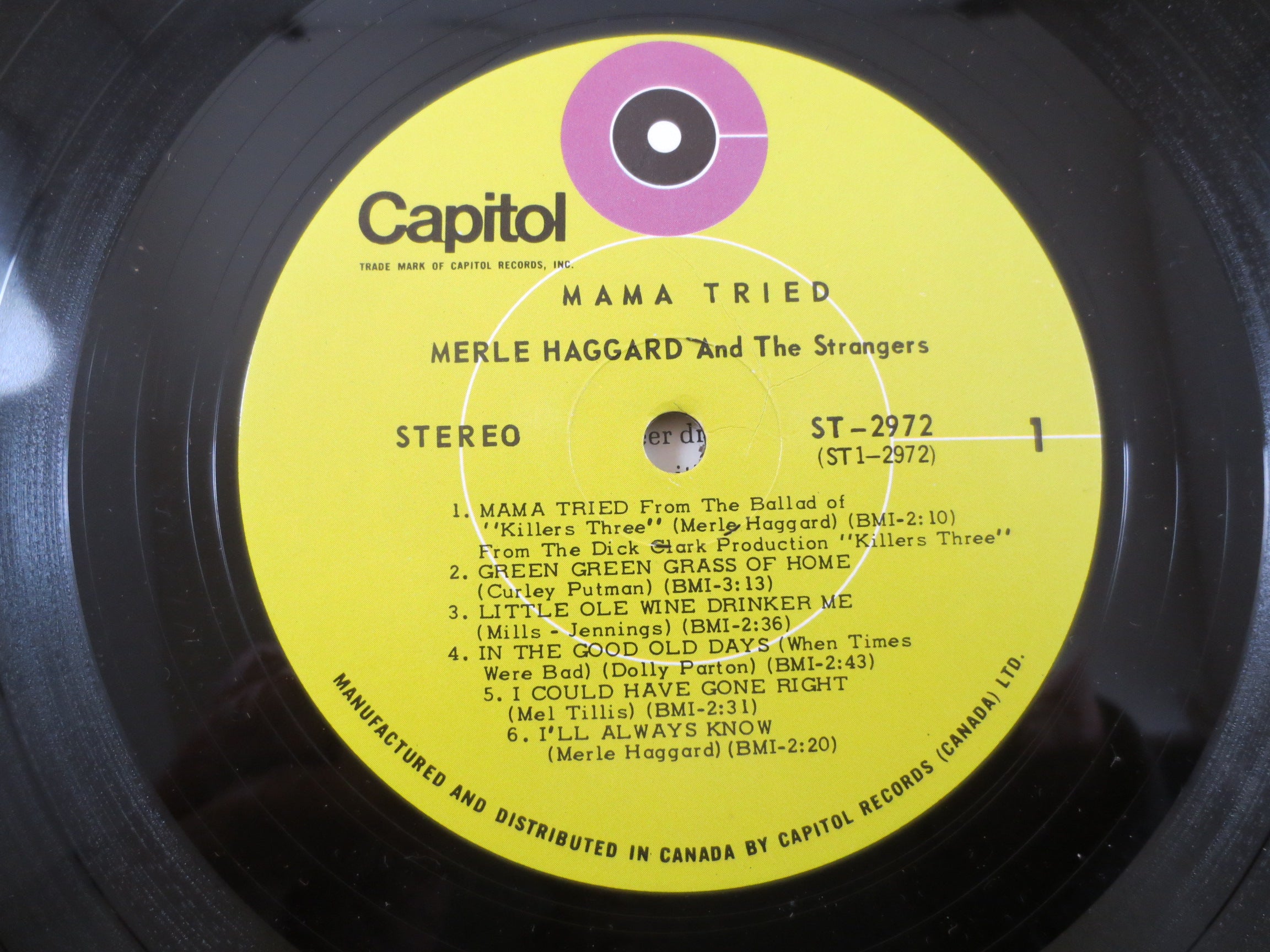 Merle Haggard – Mama Tried (1968) Vinyl LP