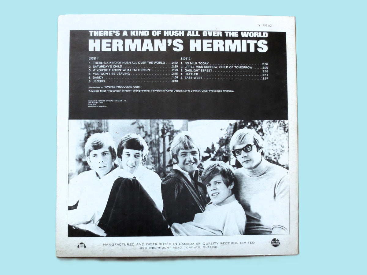 Herman's Hermits – There's a Kind of Hush All Over the World (1967) Vinyl LP