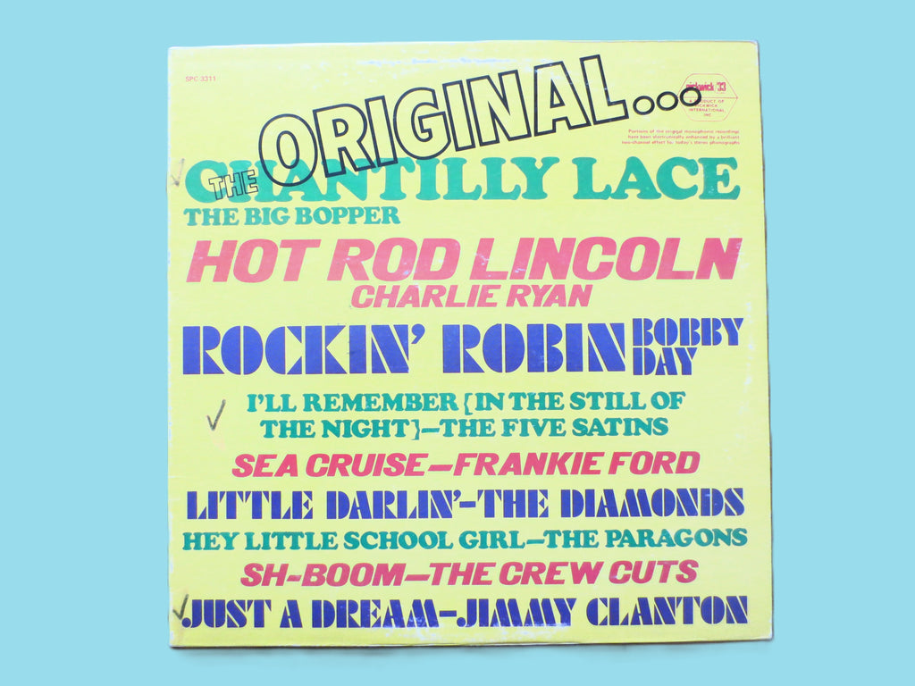 Various Artists – The Original (1972) Vinyl LP