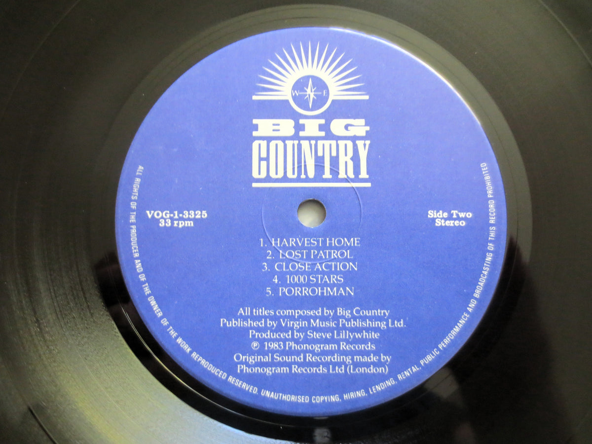Big Country – The Crossing (1983) Vinyl LP