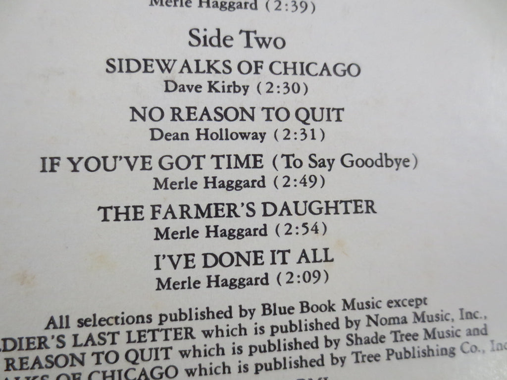 Merle Haggard & The Strangers – Hag (1971) Vinyl LP