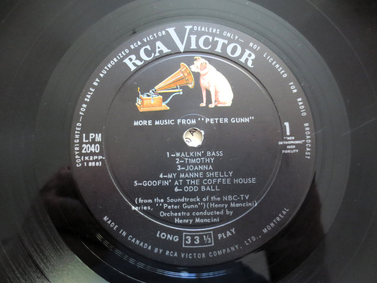 Henry Mancini – More Music from Peter Gunn (1959) Vinyl LP