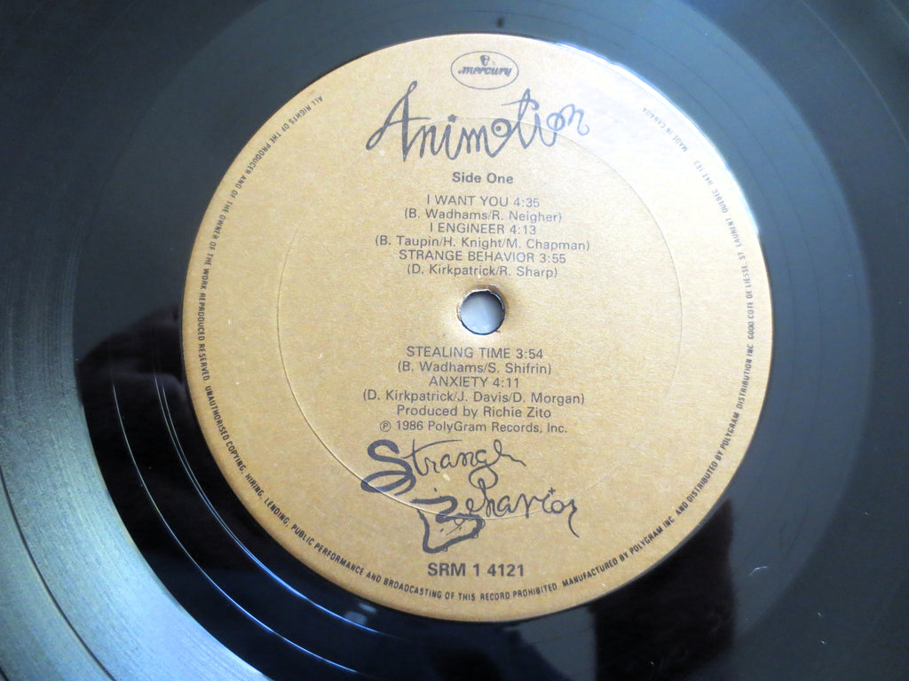 Animotion – Strange Behavior (1986) Vinyl LP