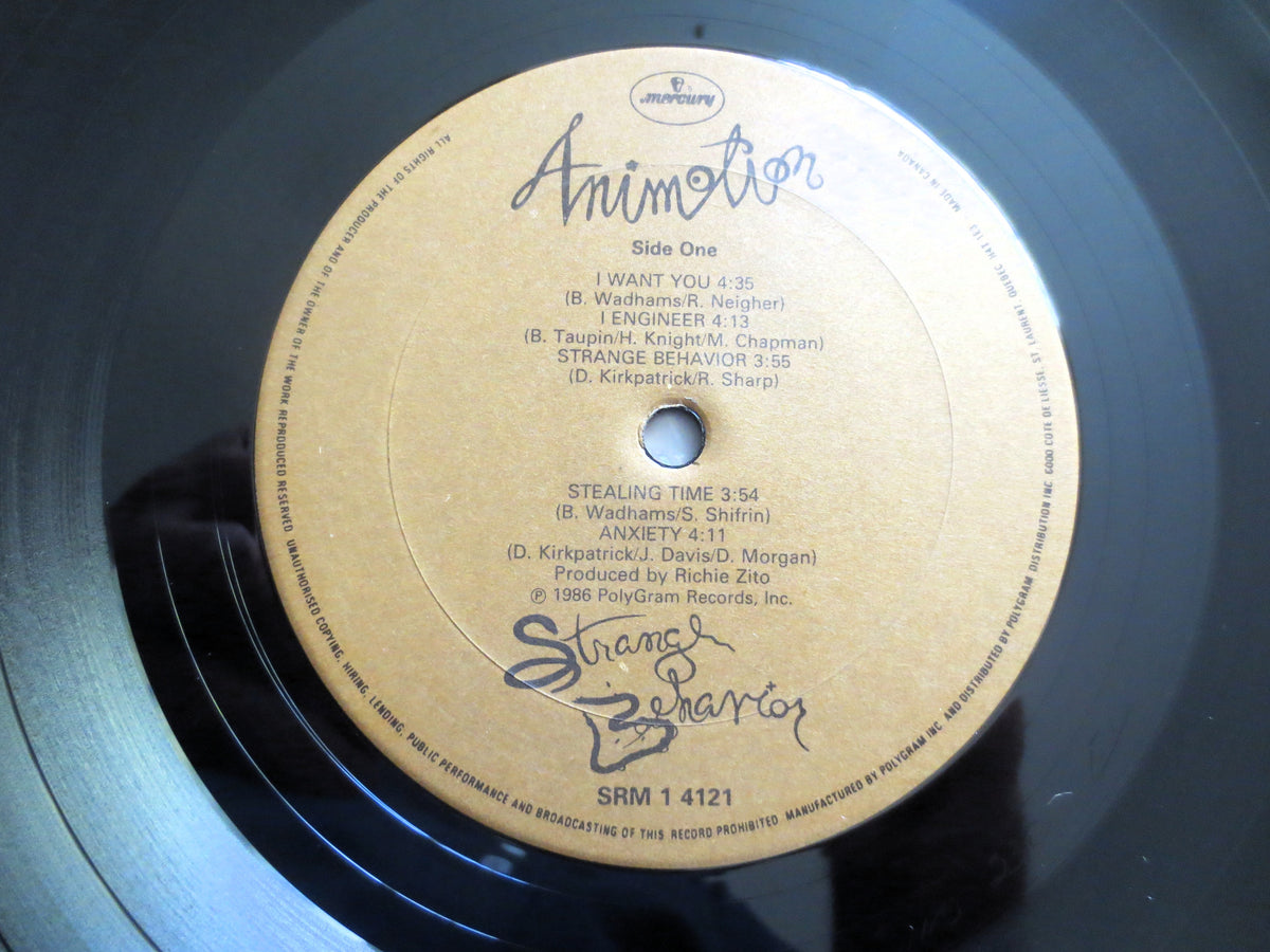 Animotion – Strange Behavior (1986) Vinyl LP