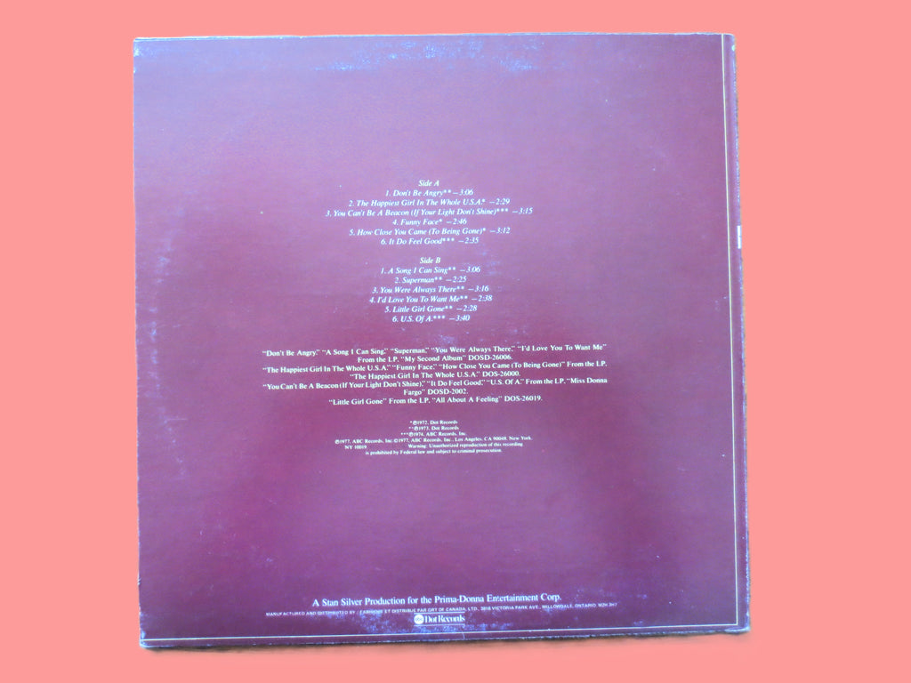 Donna Fargo – The Best of Donna Fargo (1977) Vinyl LP
