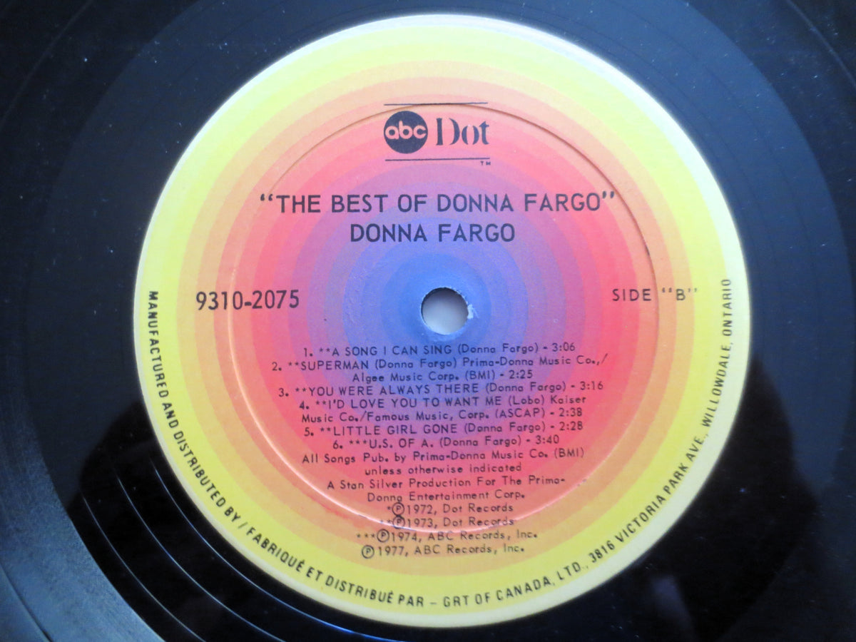 Donna Fargo – The Best of Donna Fargo (1977) Vinyl LP